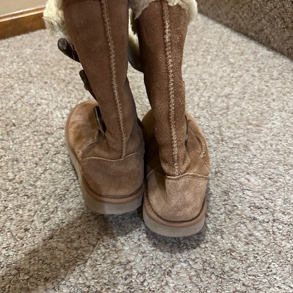 Style & Co Tan Winter Boots Suede Leather Ankle-High - Picture 2 of 5